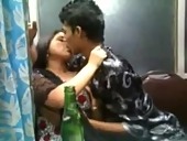College girl kissed and smooched in snack bar in front of her friends