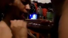 cousin indian desi sister sucks my lund in condom