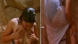 Desi Mallu Actress Reshma Nude Shower In Bathroom