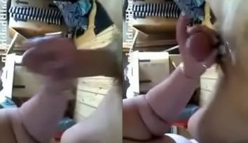 MMS Indian porn of desi bhabhi do handjob of devar