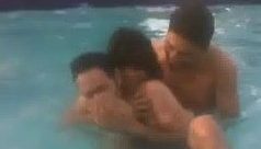 Indian group sex of College desi girl in swimming pool