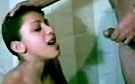 Horny Punjabi girl drink piss of her Indian boss in bathroom