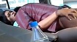 Hidden cam scandal of Madrasi mama fuck Indian bua in car